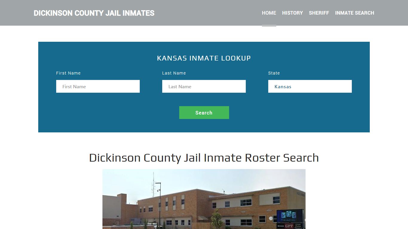 Dickinson County Jail Inmate Roster Lookup, Abilene, KS